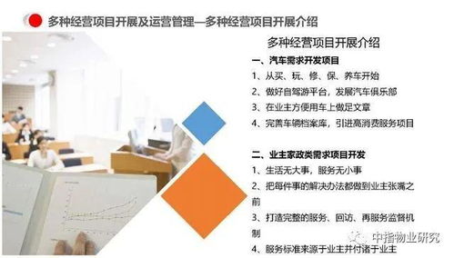物业公司多种经营模式与运营管理